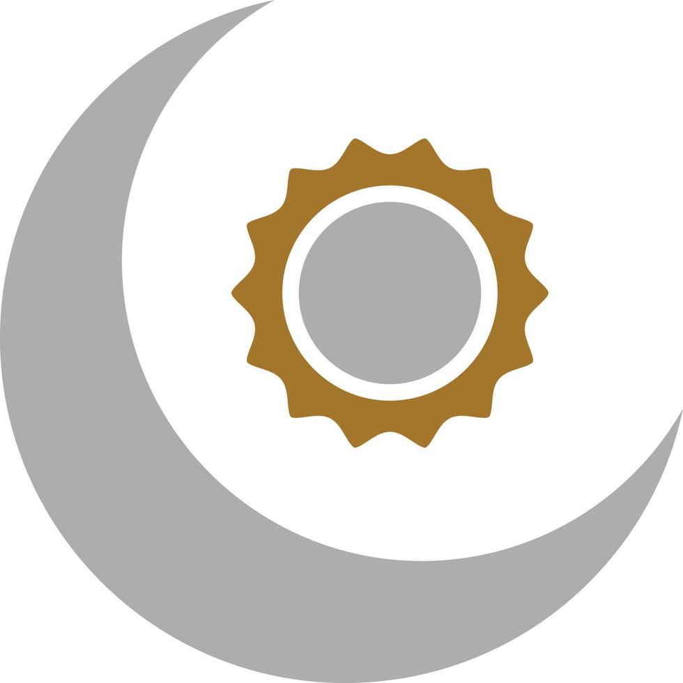 Day and Night Icon Style vector