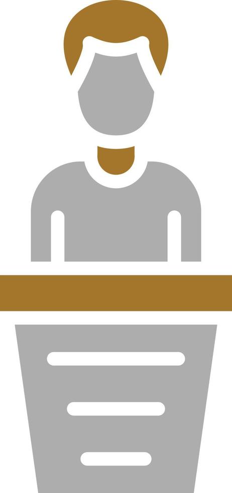 Witness Icon Style vector