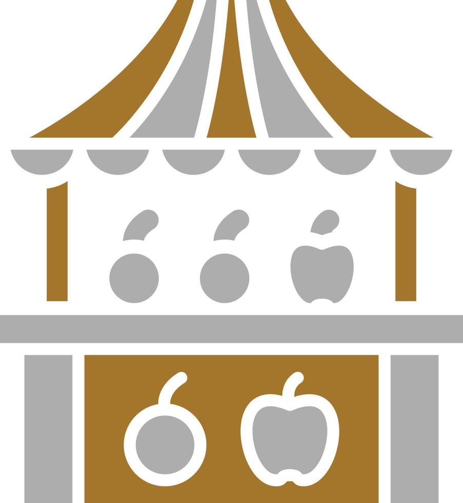 Fruit Stall Icon Style vector