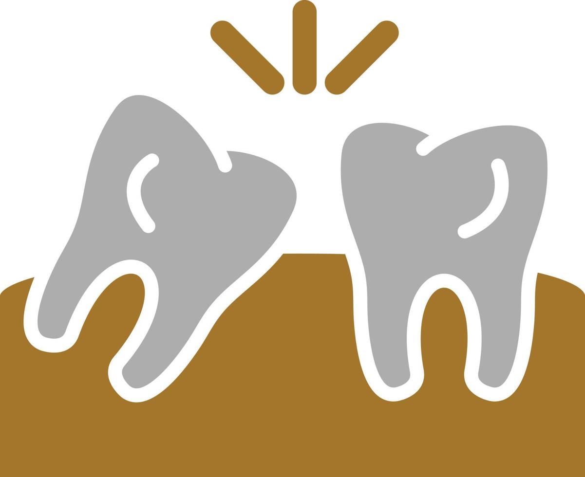 Wisdom Tooth Icon Style vector