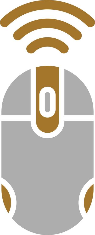 Wireless Mouse Icon Style vector