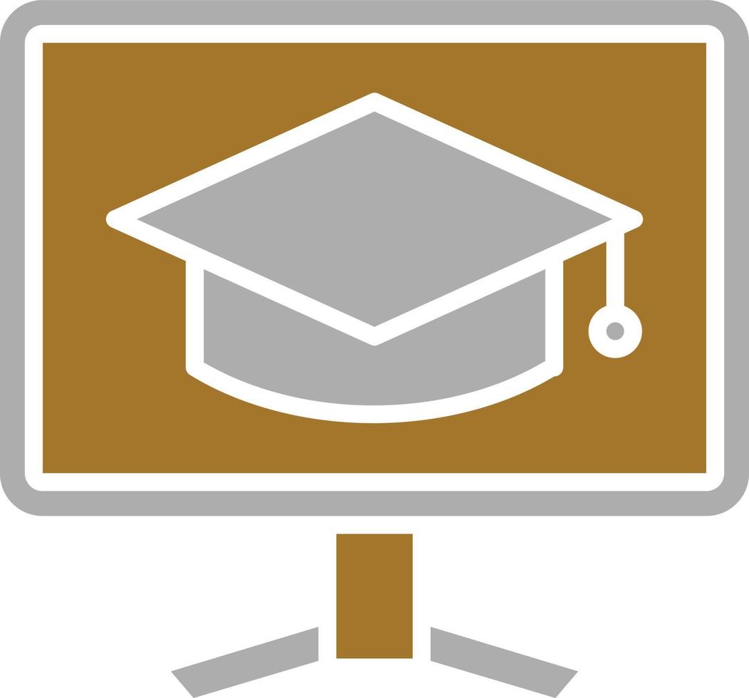 E-learning Icon Style vector