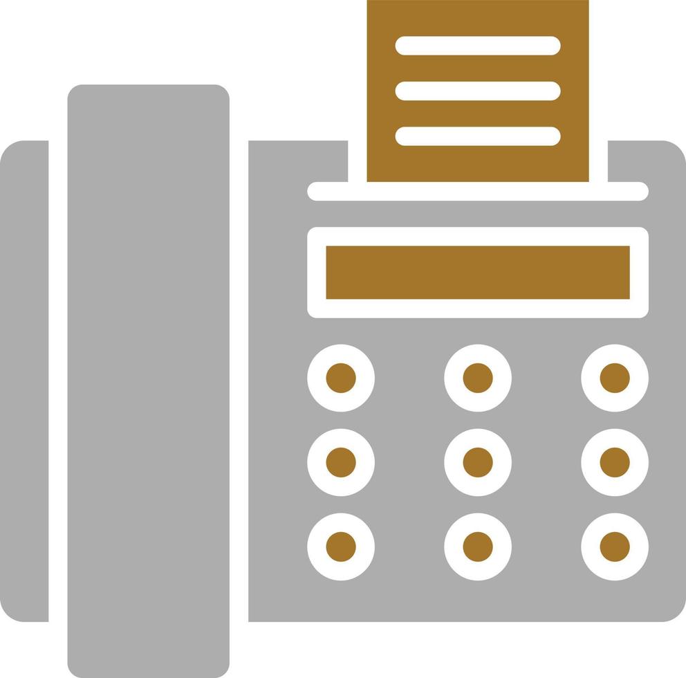 Fax Icon Style vector