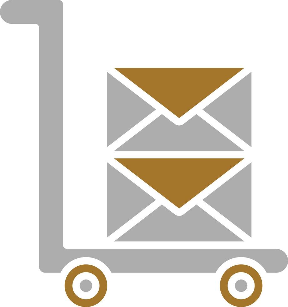 Mail Carriage Icon Style vector