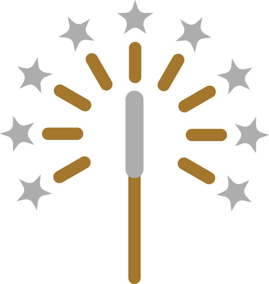 Sparkler Icon Style vector