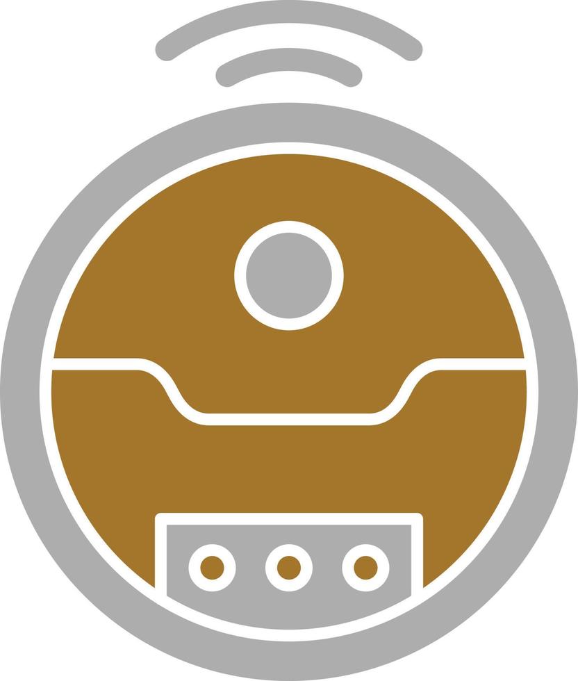 Robotic Vaccum Icon Style vector