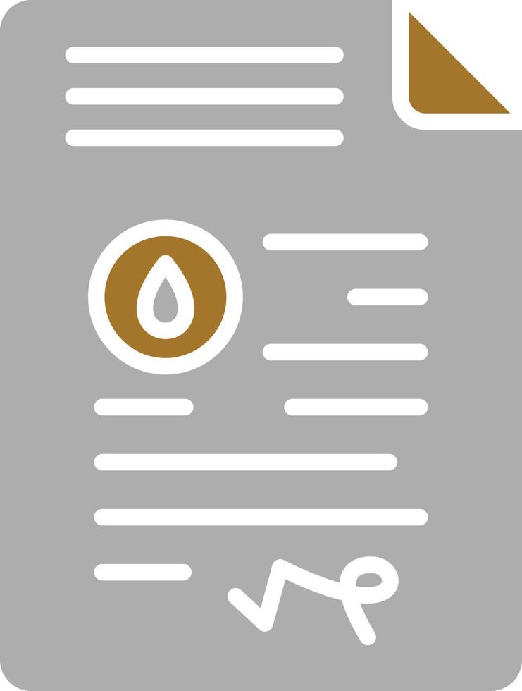 Oil Contract Icon Style vector