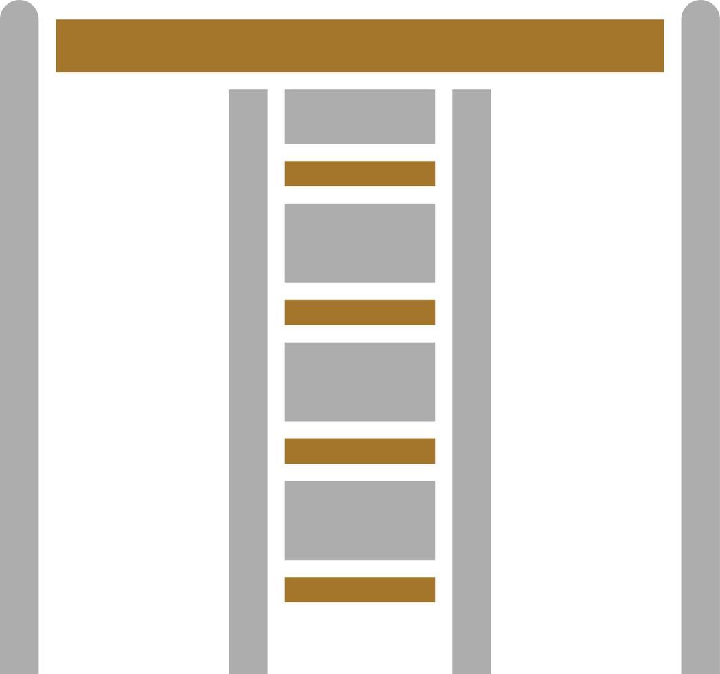 Gym Hand Bar Icon Style vector