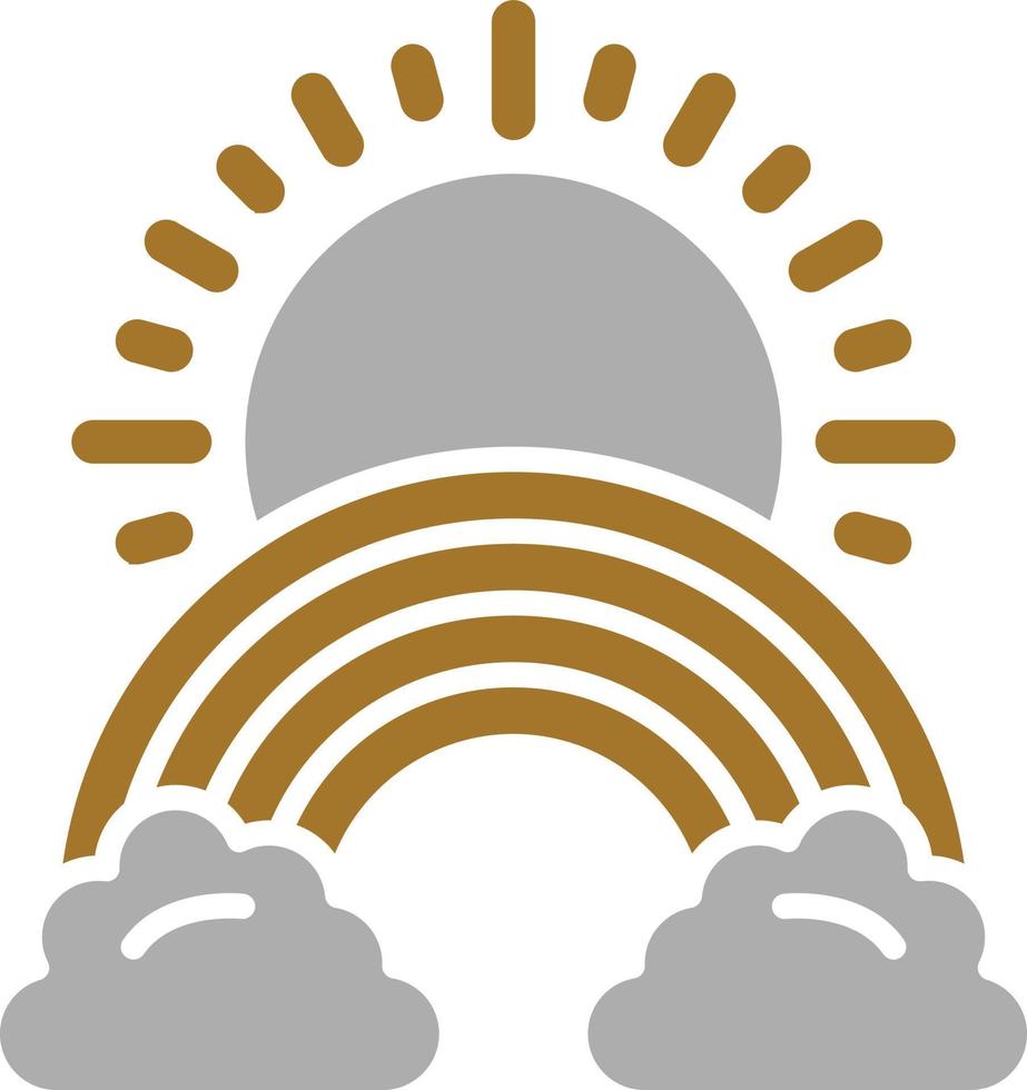 Rainbow Icon Style vector