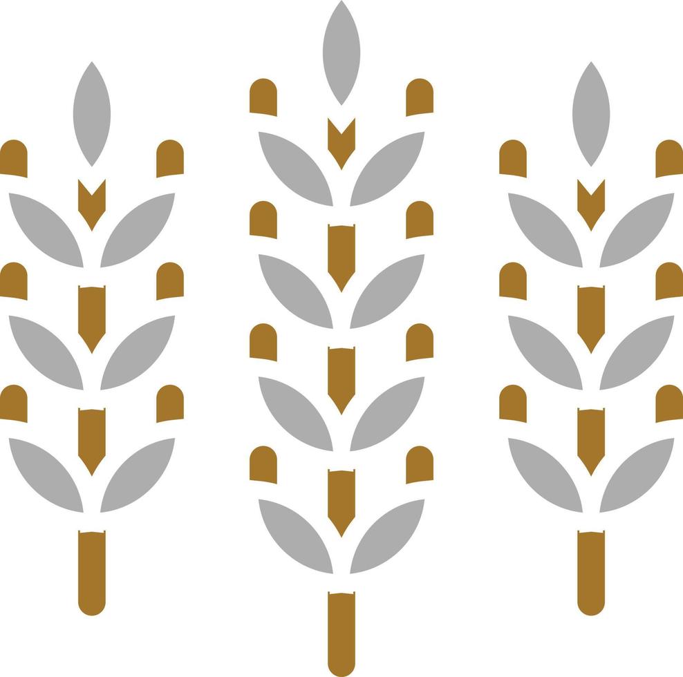 Wheat Icon Style vector