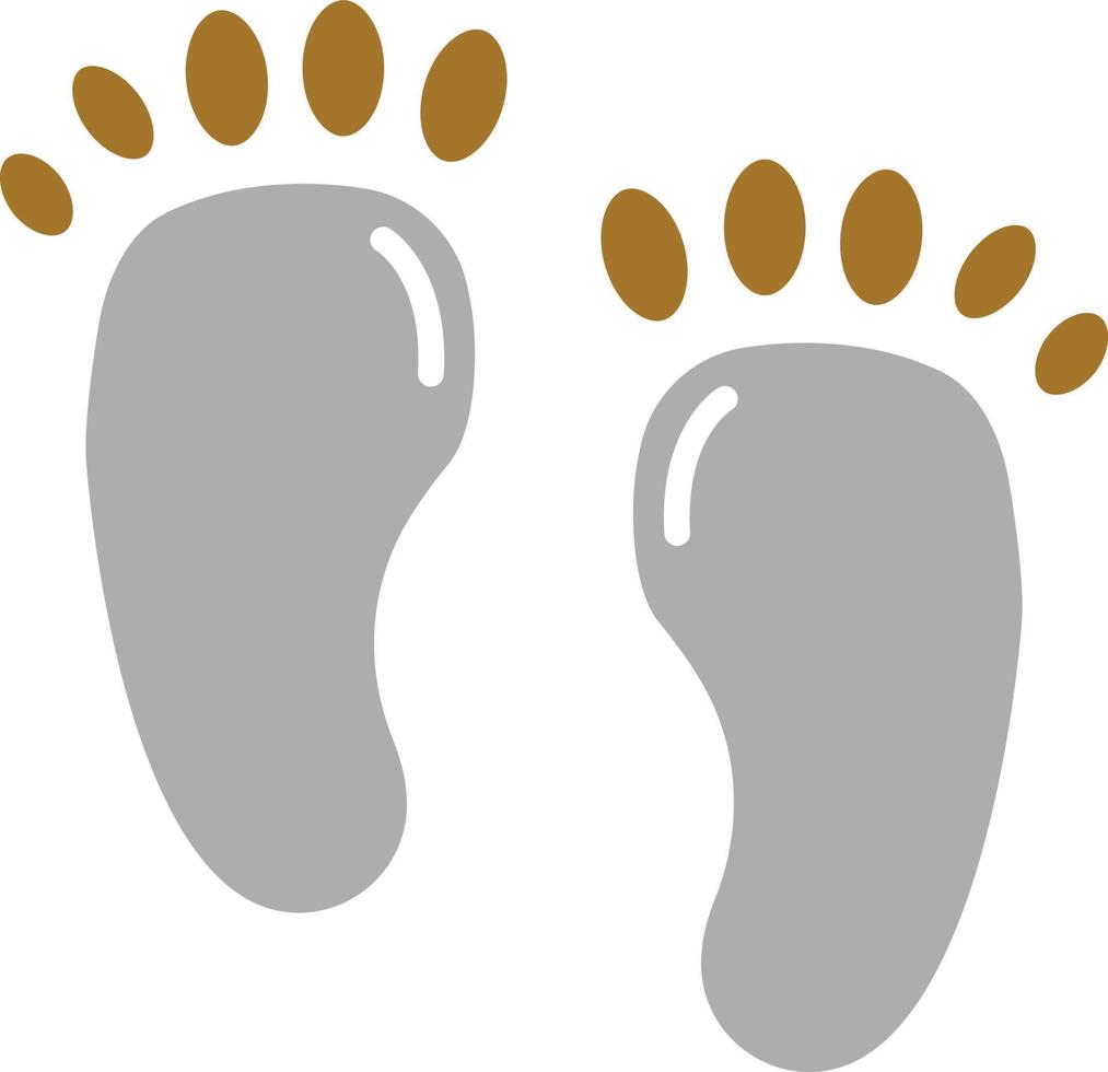 Footsteps Icon Style vector