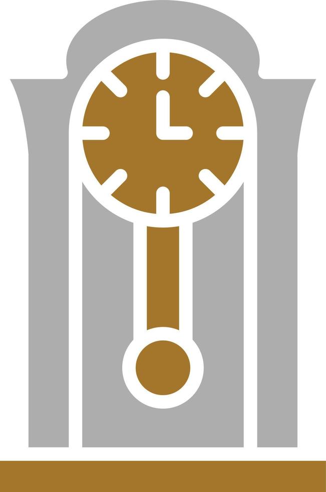 estilo de icono de reloj vector