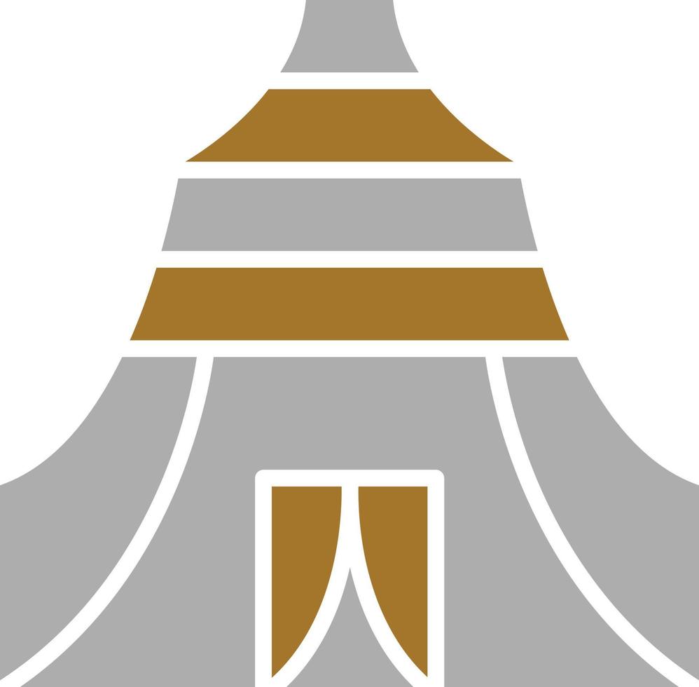 Refugee Camp Icon Style vector