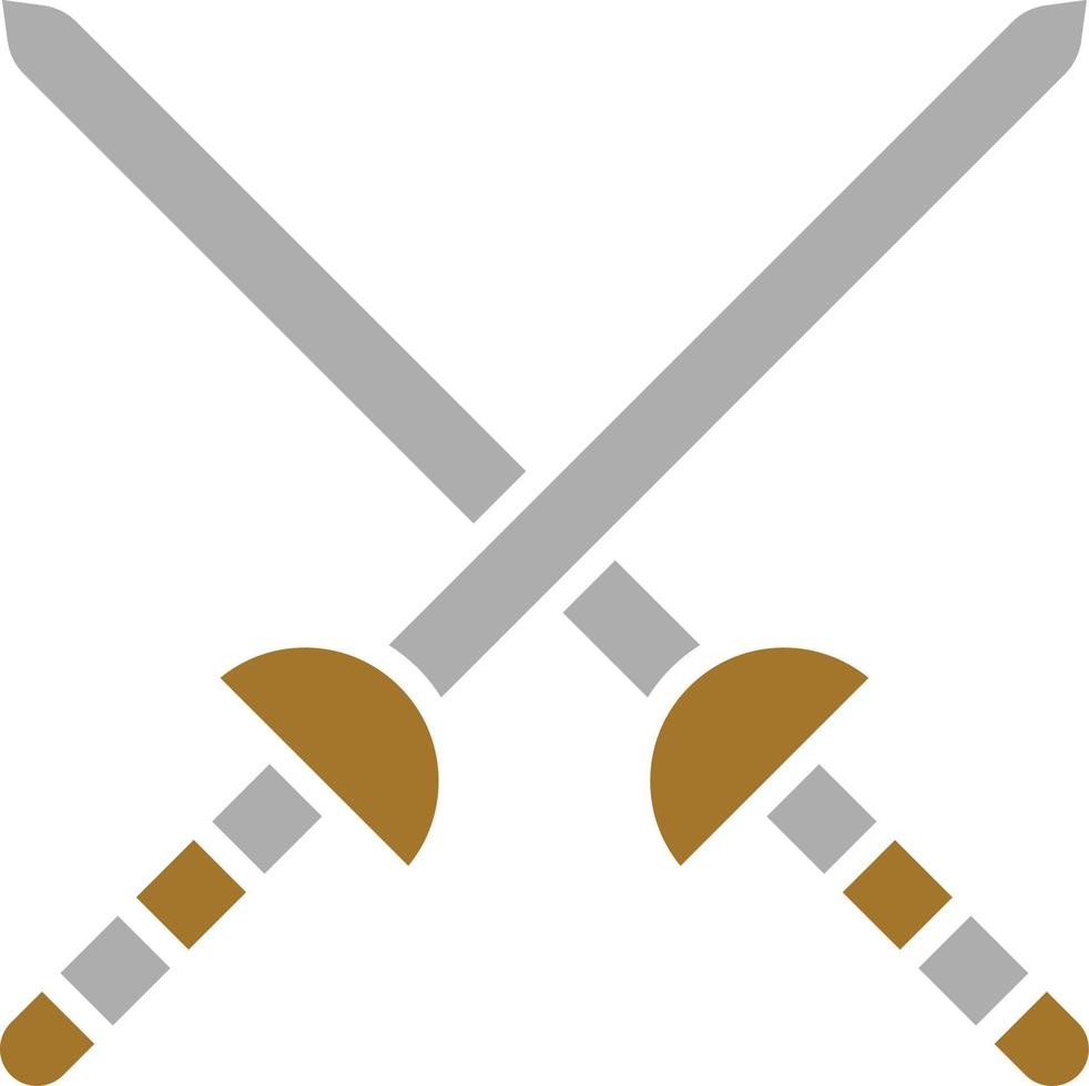 Fencing Sports Icon Style vector
