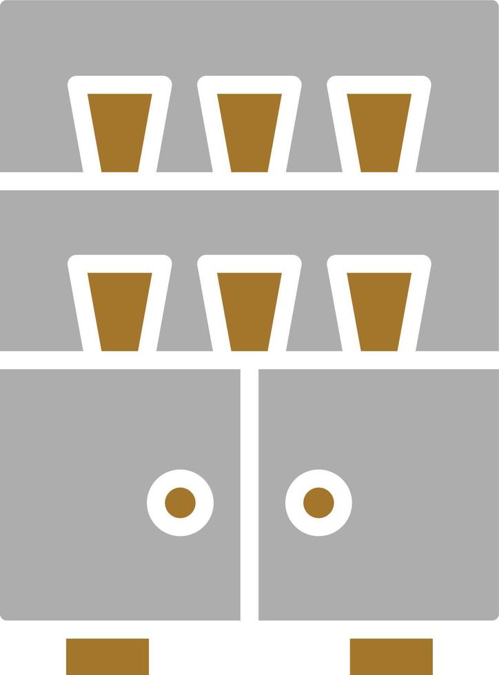 Cupboard Icon Style vector
