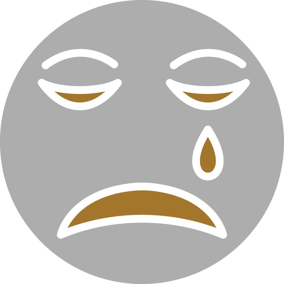 Embarrassed Icon Style vector