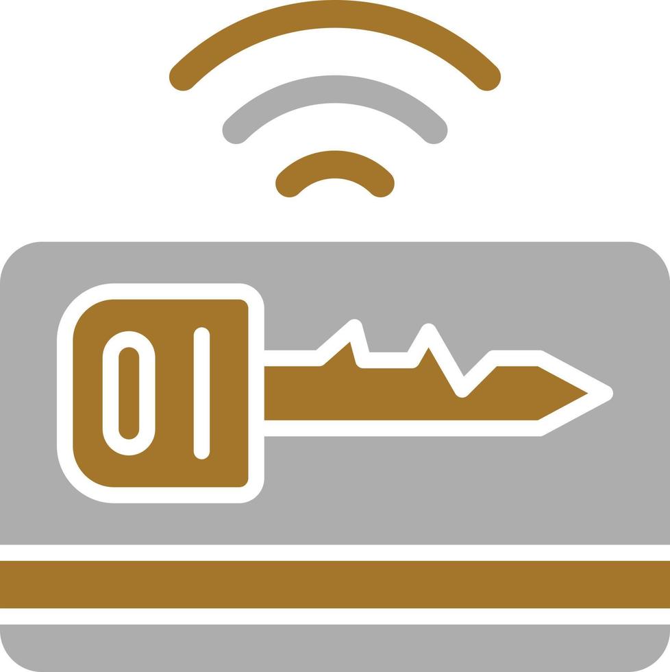 Keycard Icon Style vector