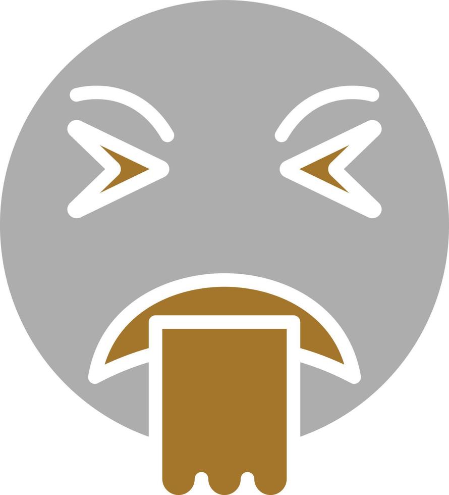 Puke Icon Style vector