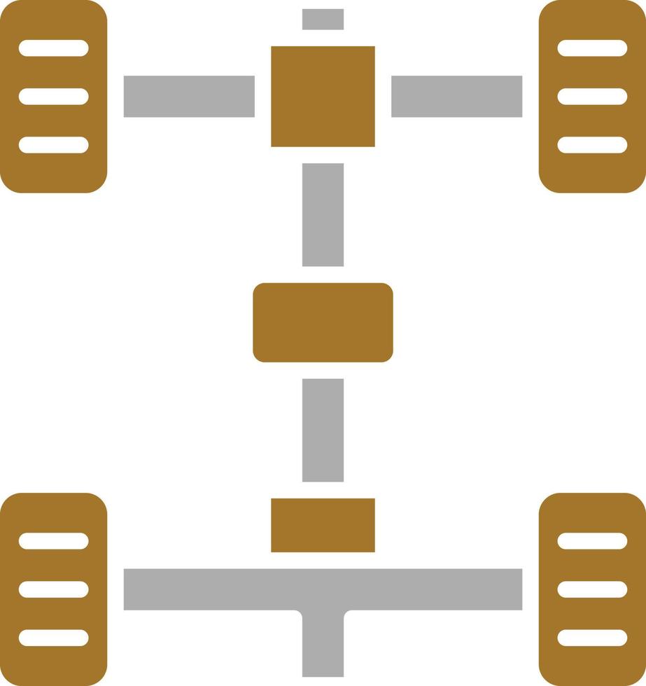 Chassis Icon Style vector