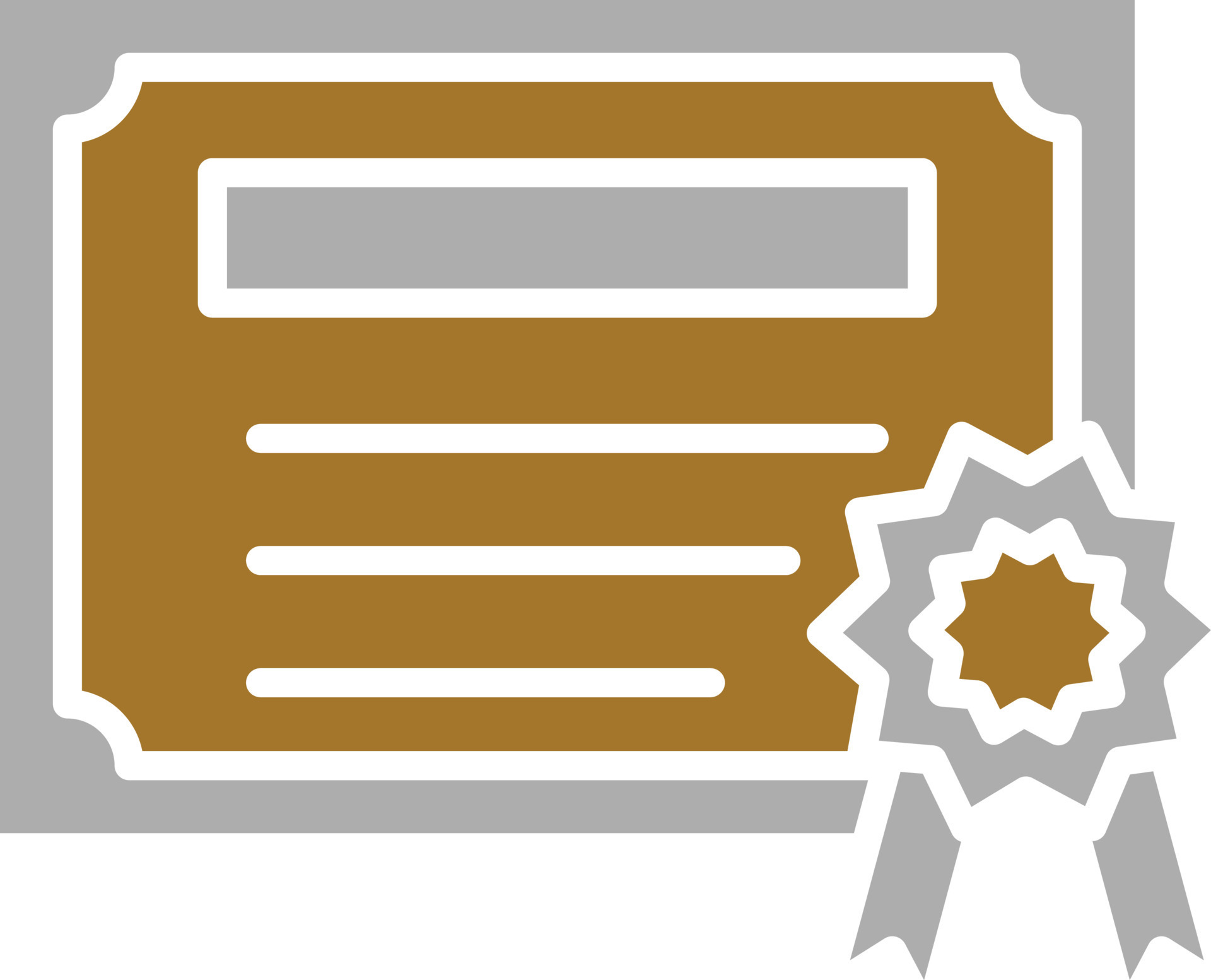 Certificate Icon Style 10676971 Vector Art at Vecteezy