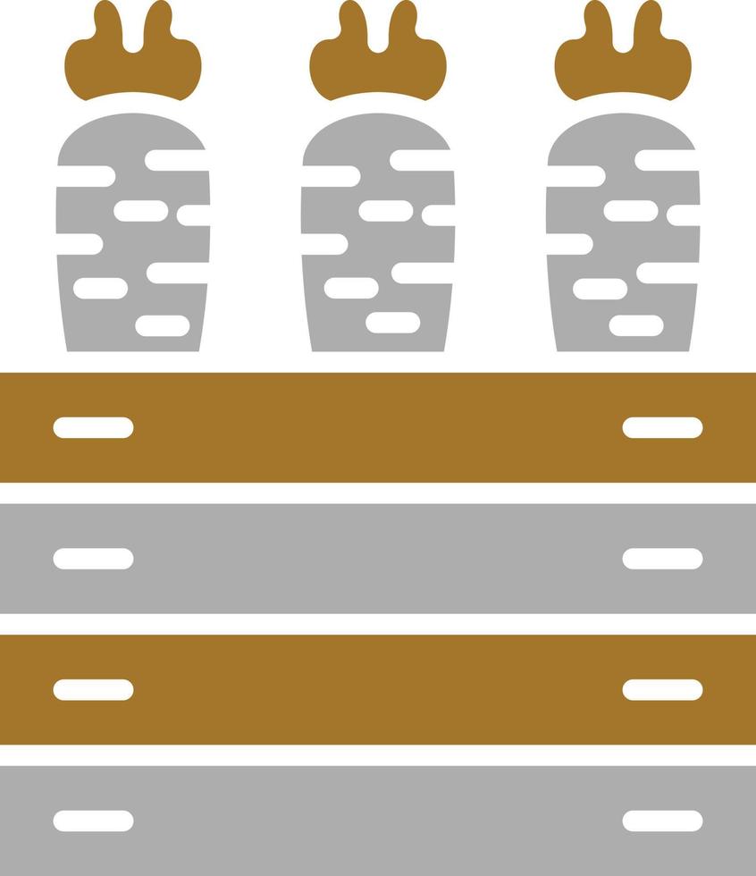 Carrots Icon Style vector