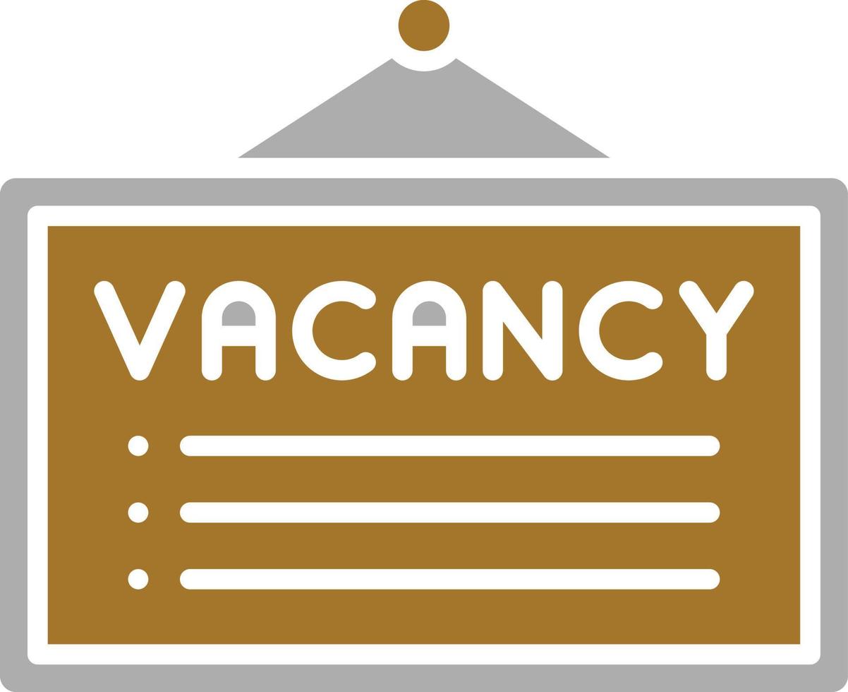 Job Vacancy Icon Style vector