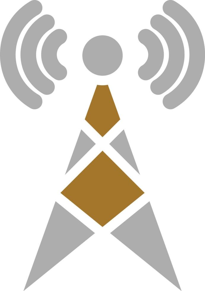 Radio Antenna Icon Style vector