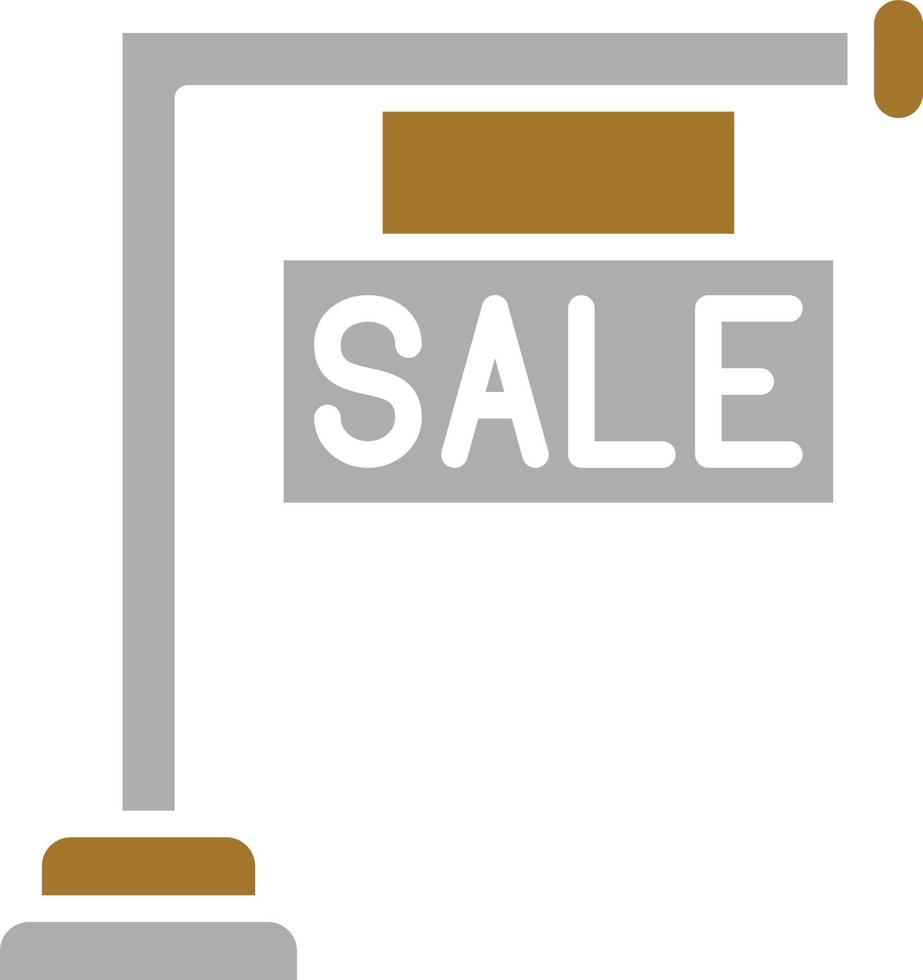 Sale Board Icon Style vector