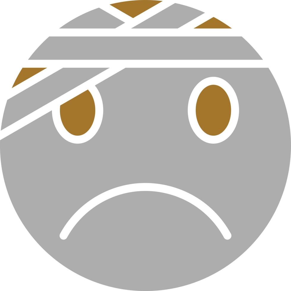 Injured Icon Style vector