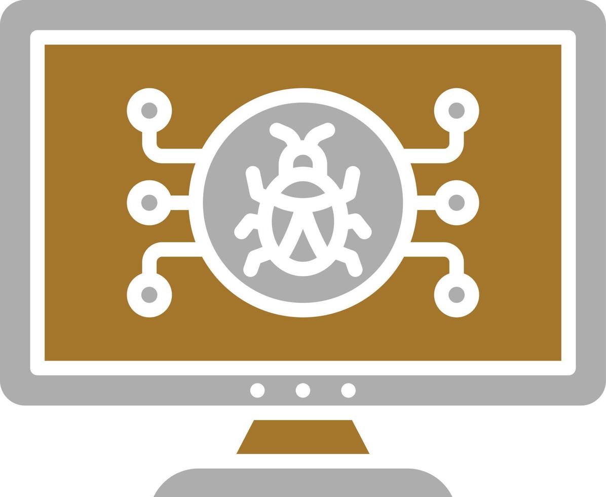 Cyber Attack Icon Style vector