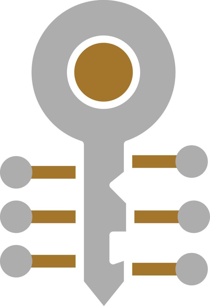 Key Icon Style vector