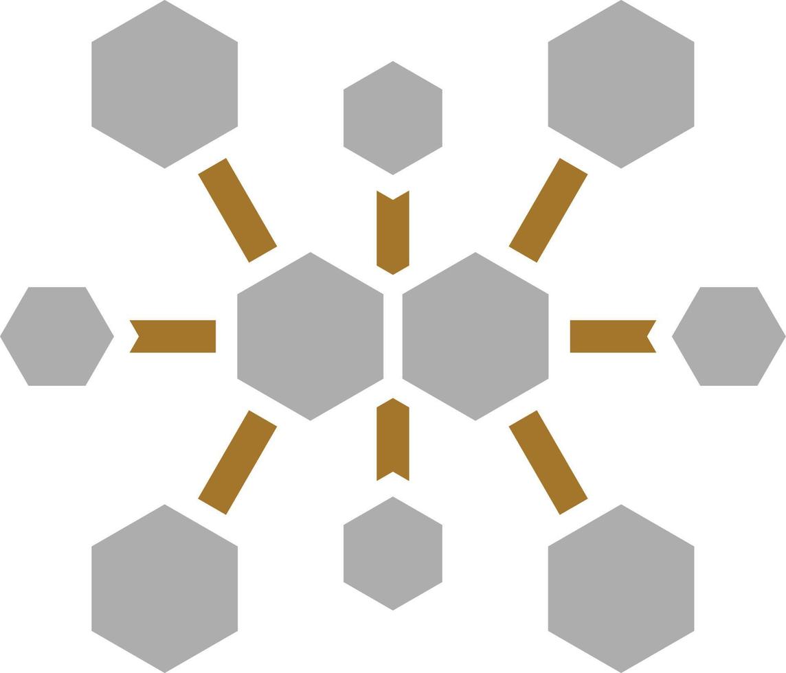 Molecule Icon Style vector