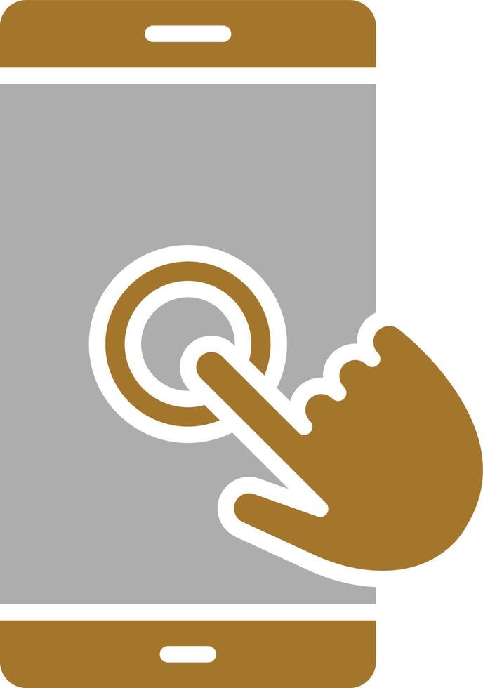 Touch Technology Icon Style vector