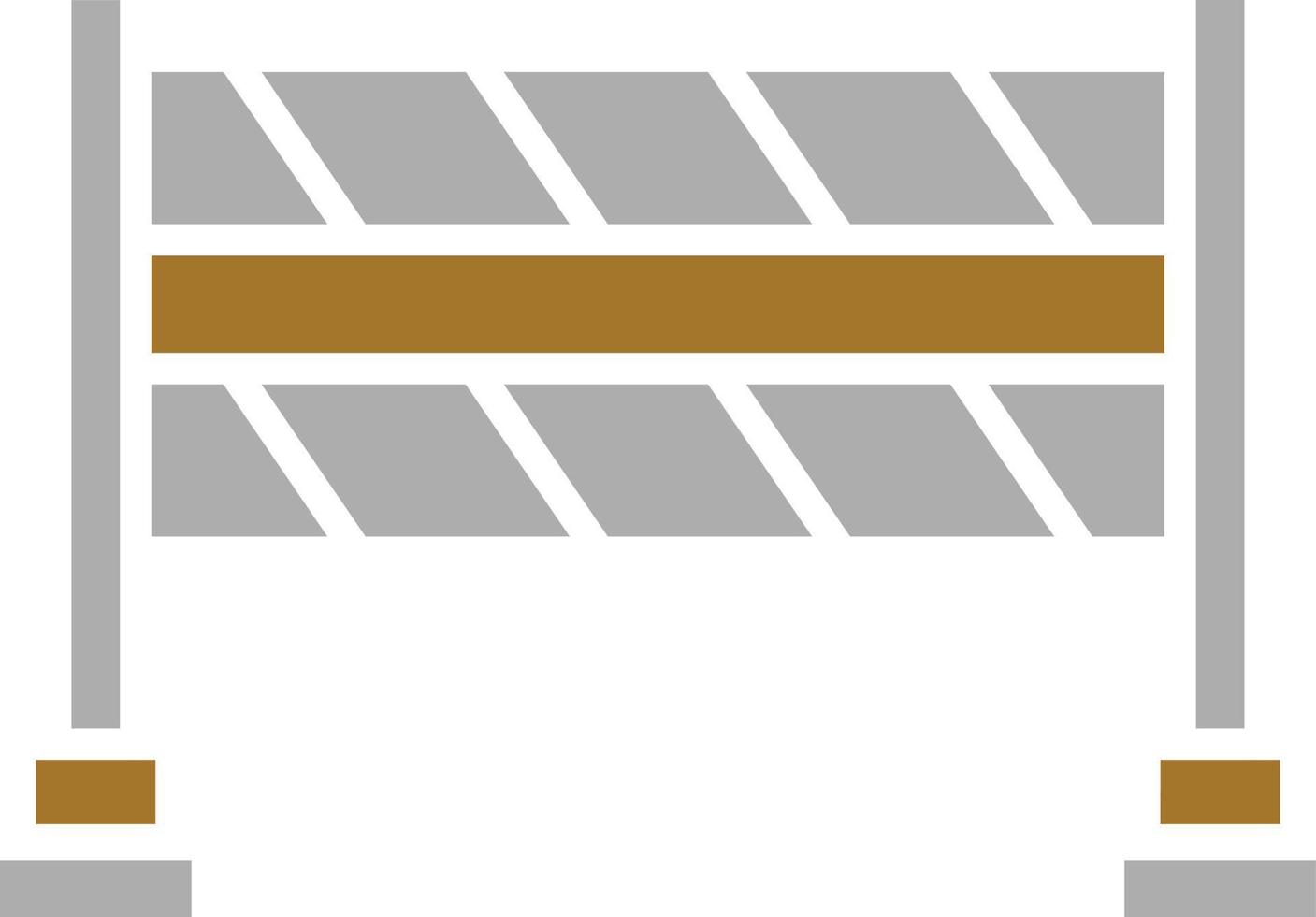 Police Barrier Icon Style vector