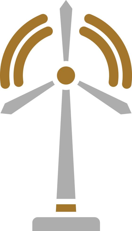 estilo de icono de molino de viento vector
