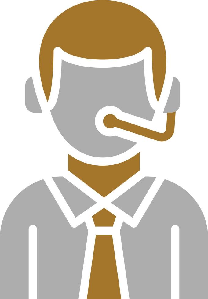 Telemarketer Icon Style vector