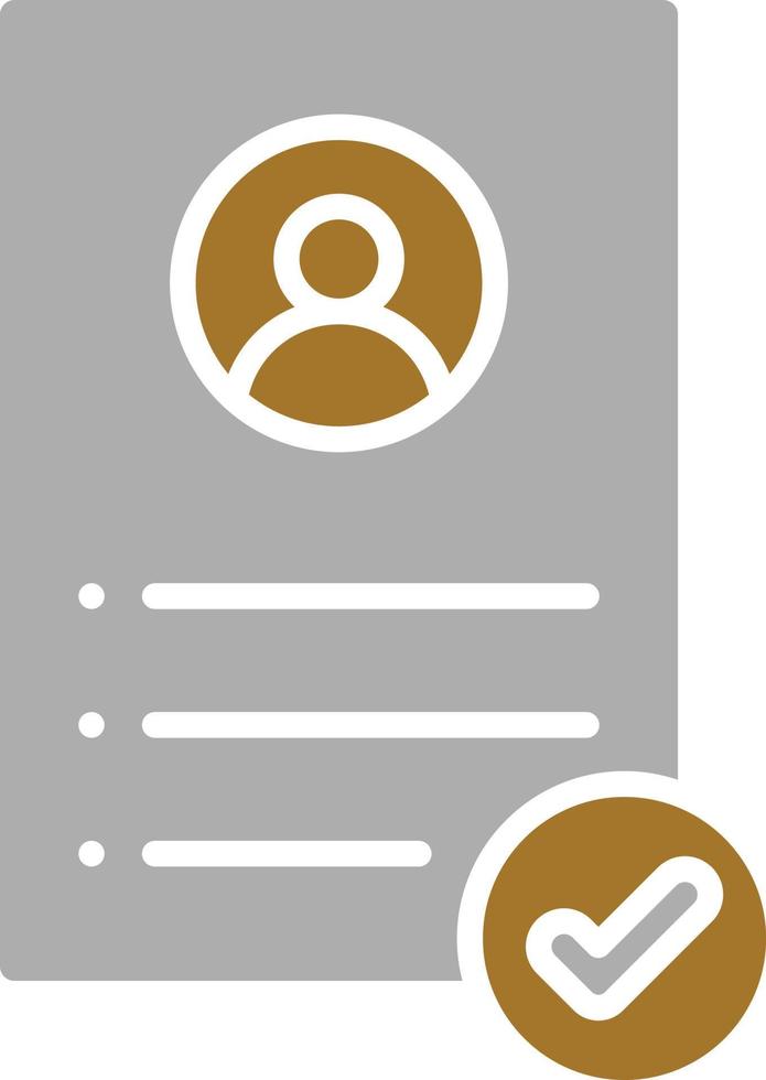 CV Icon Style vector
