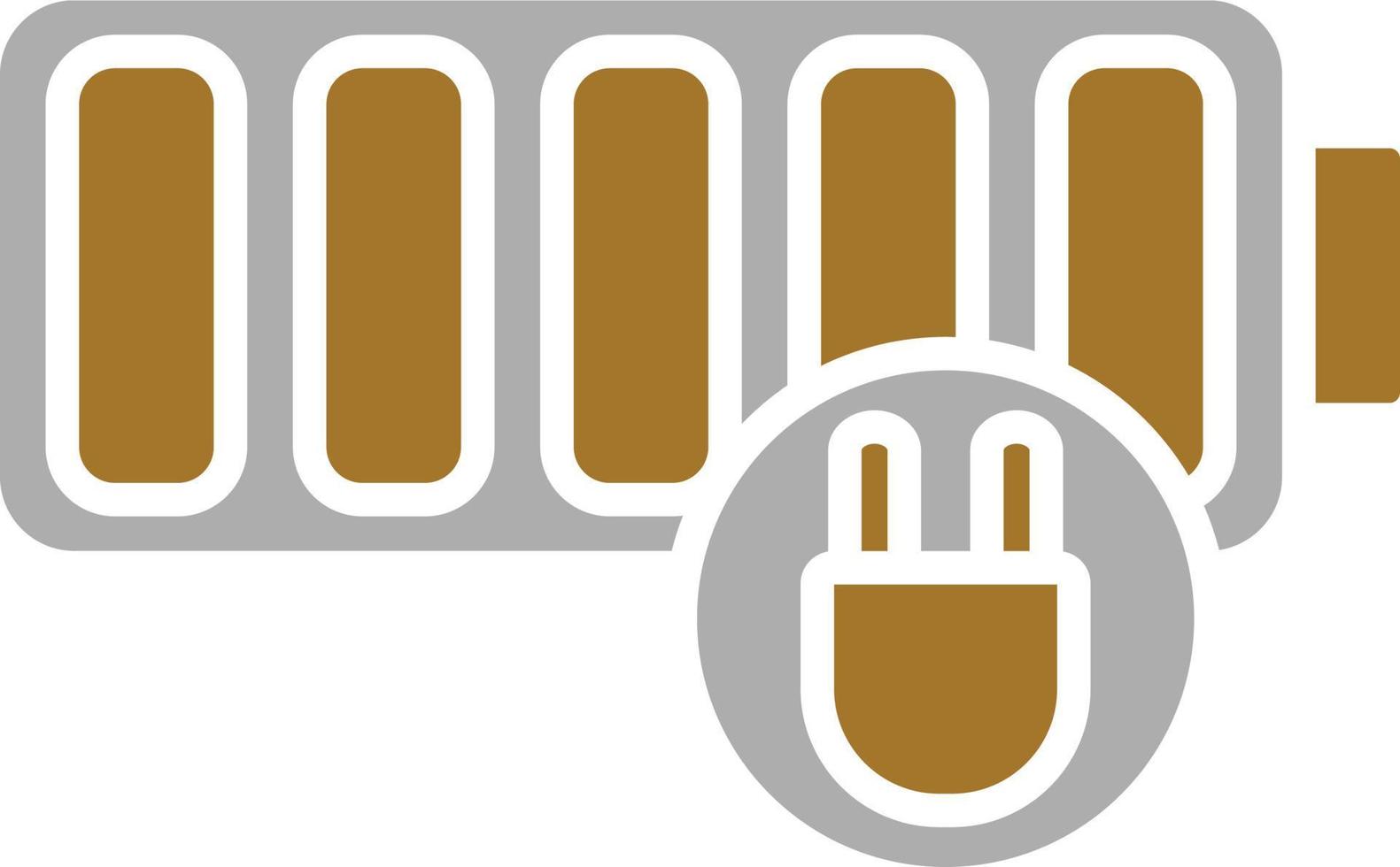 Charging Battery Icon Style vector