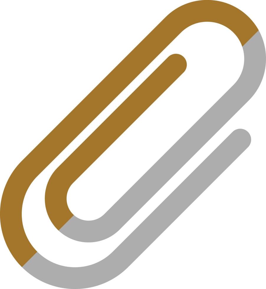 Paper Clip Icon Style vector