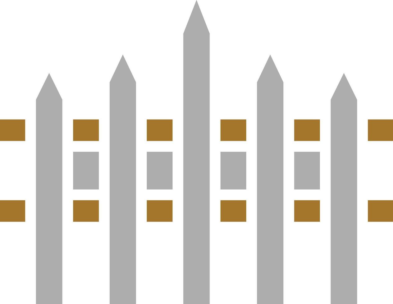 Fence Icon Style vector