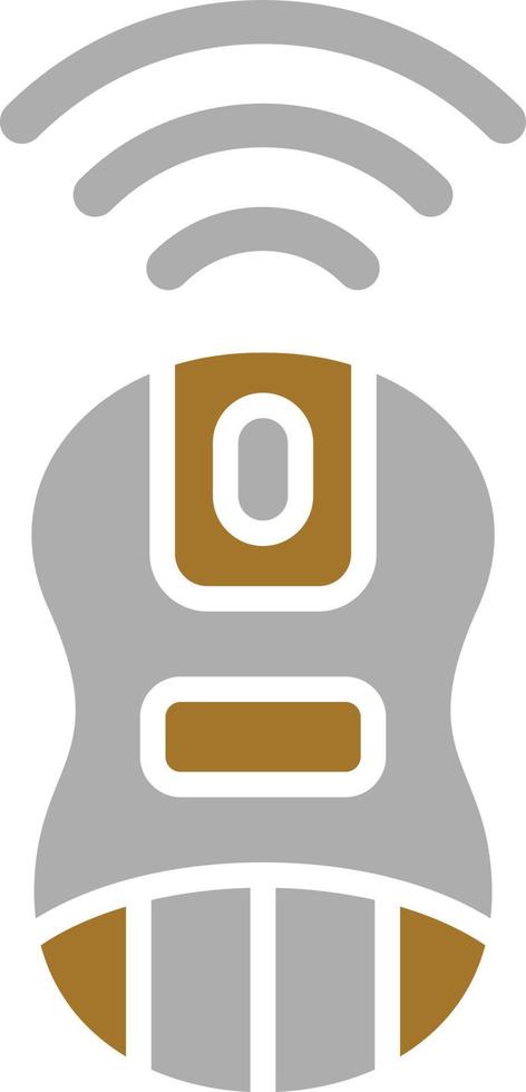 Wireless Mouse Icon Style vector