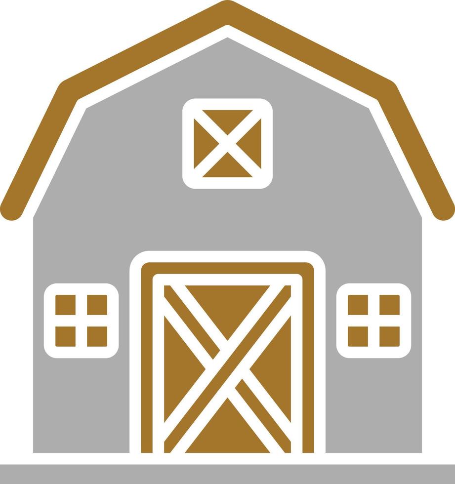 Barn Icon Style vector