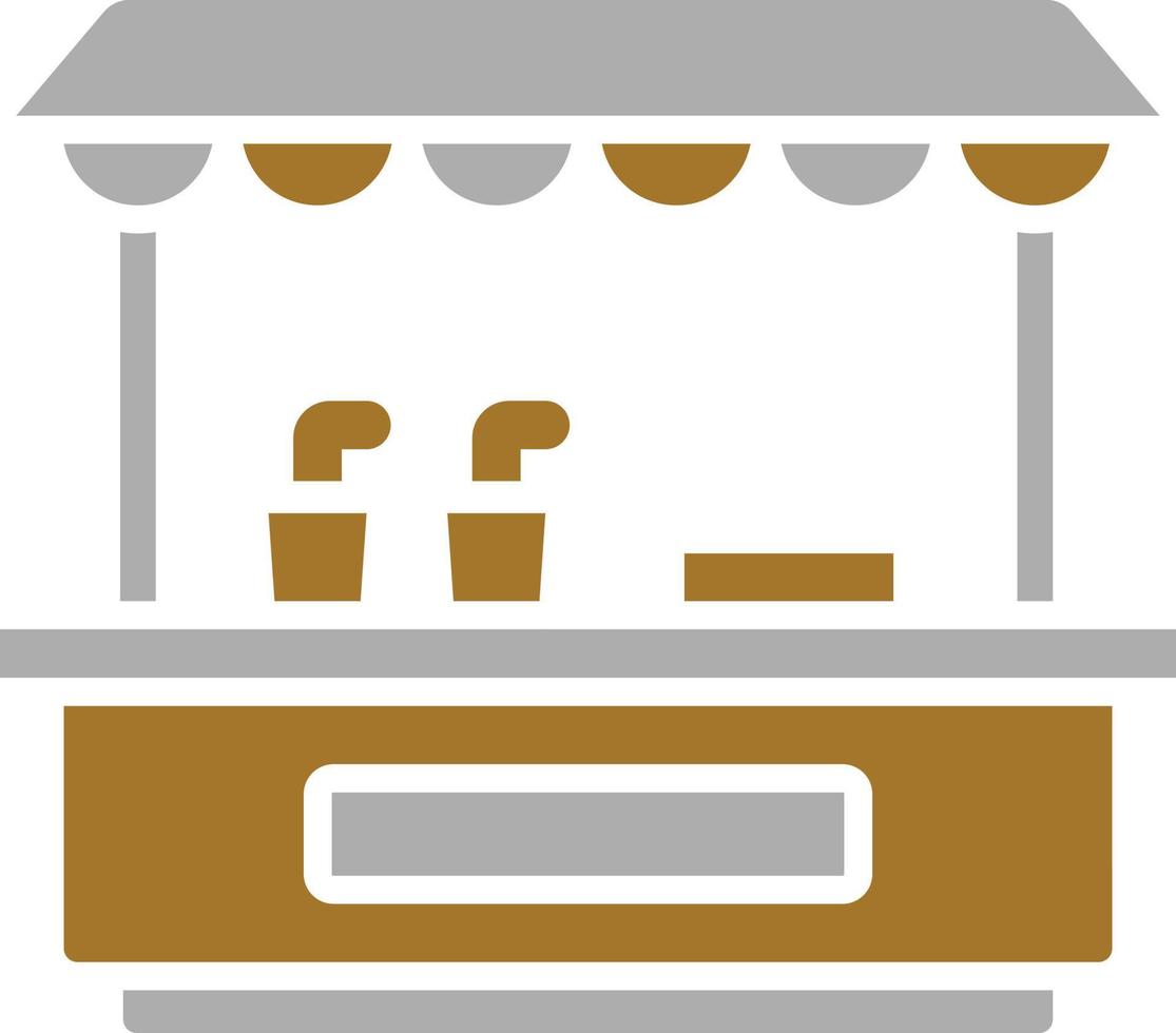 Drinks Stall Icon Style vector