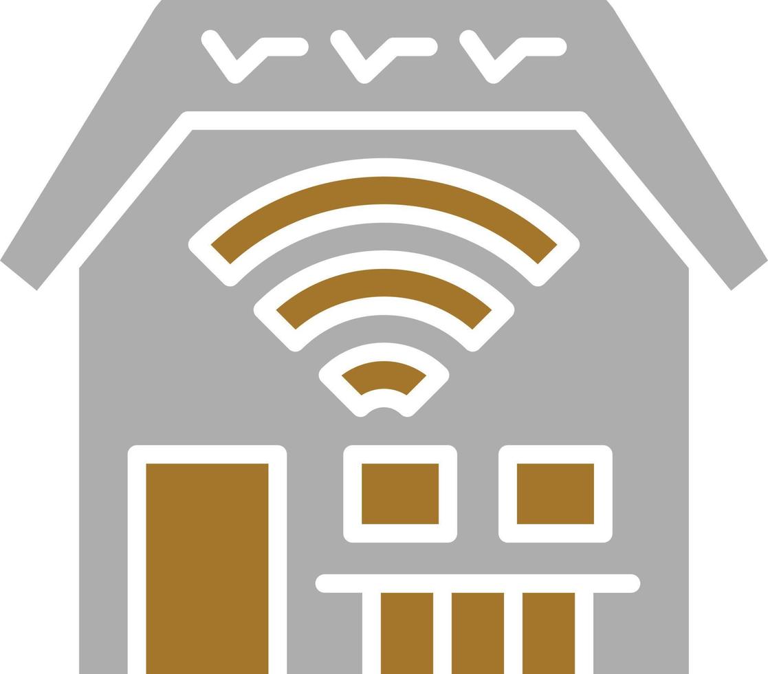 Smart House Icon Style vector