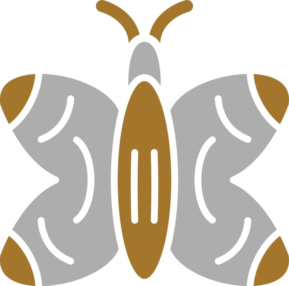 estilo de icono de mariposa vector
