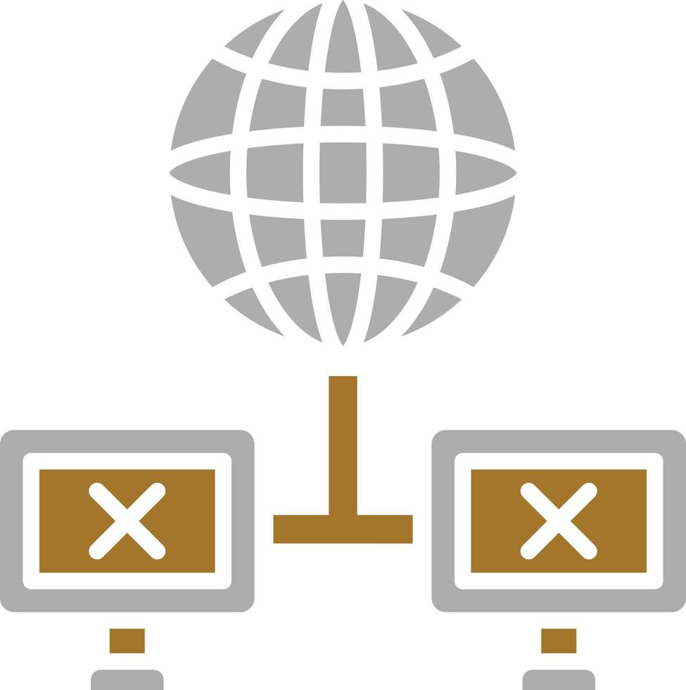 Connection Lost Icon Style vector