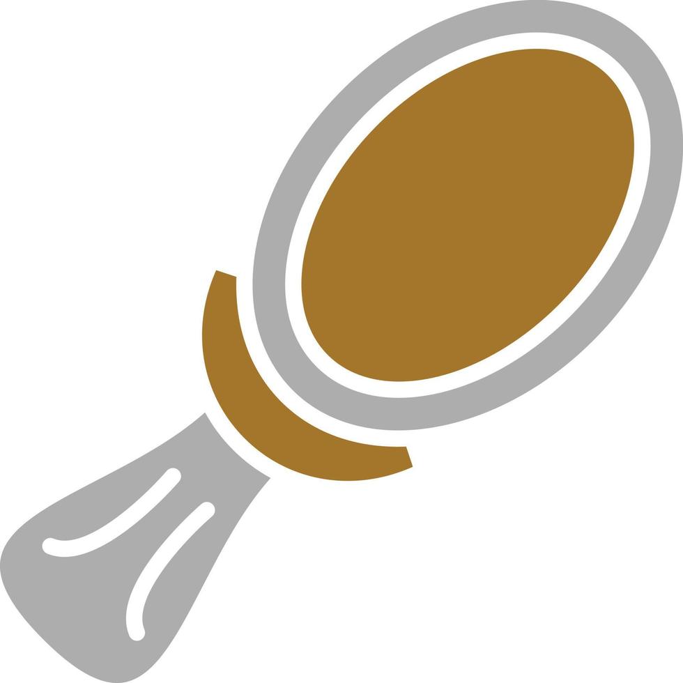 Hand Mirror Icon Style vector