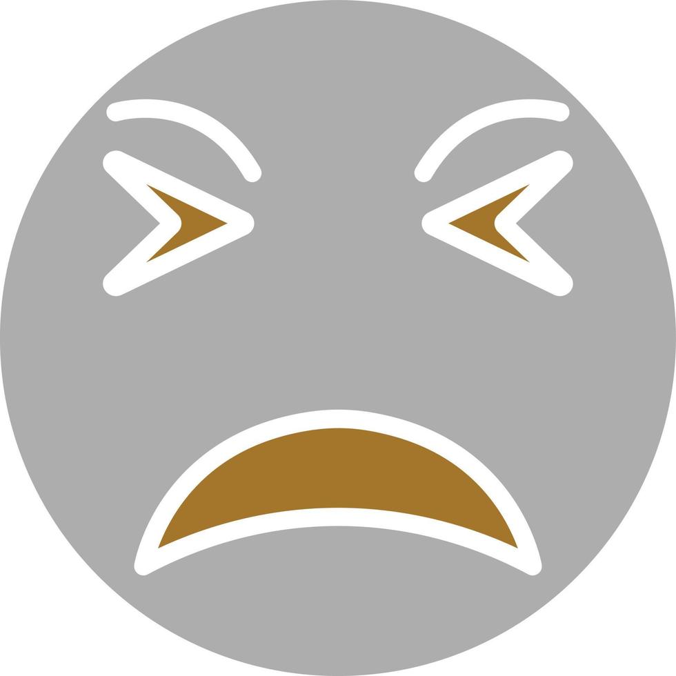 Yelling Icon Style vector