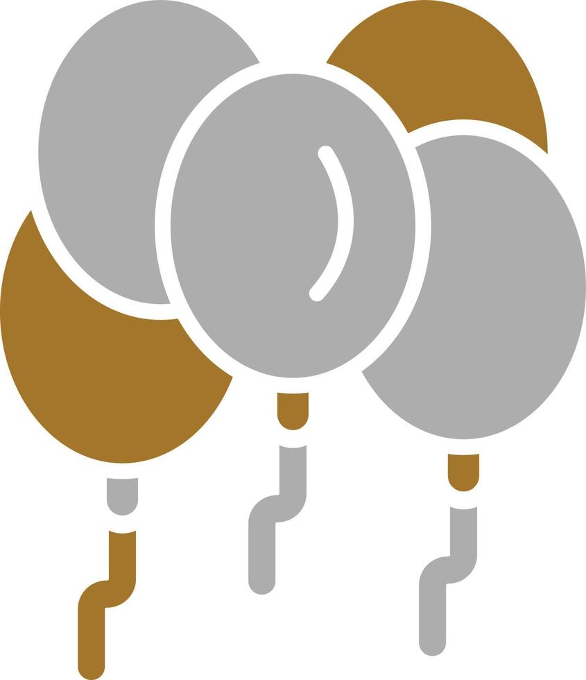 Balloons Icon Style vector