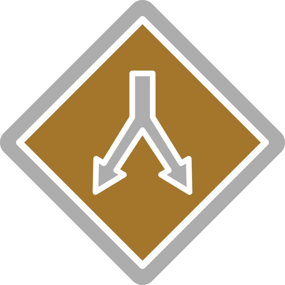 Intersection Icon Style vector